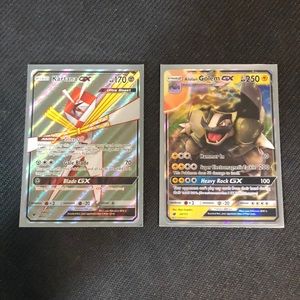 Kartana GX & Golem Alolan GX